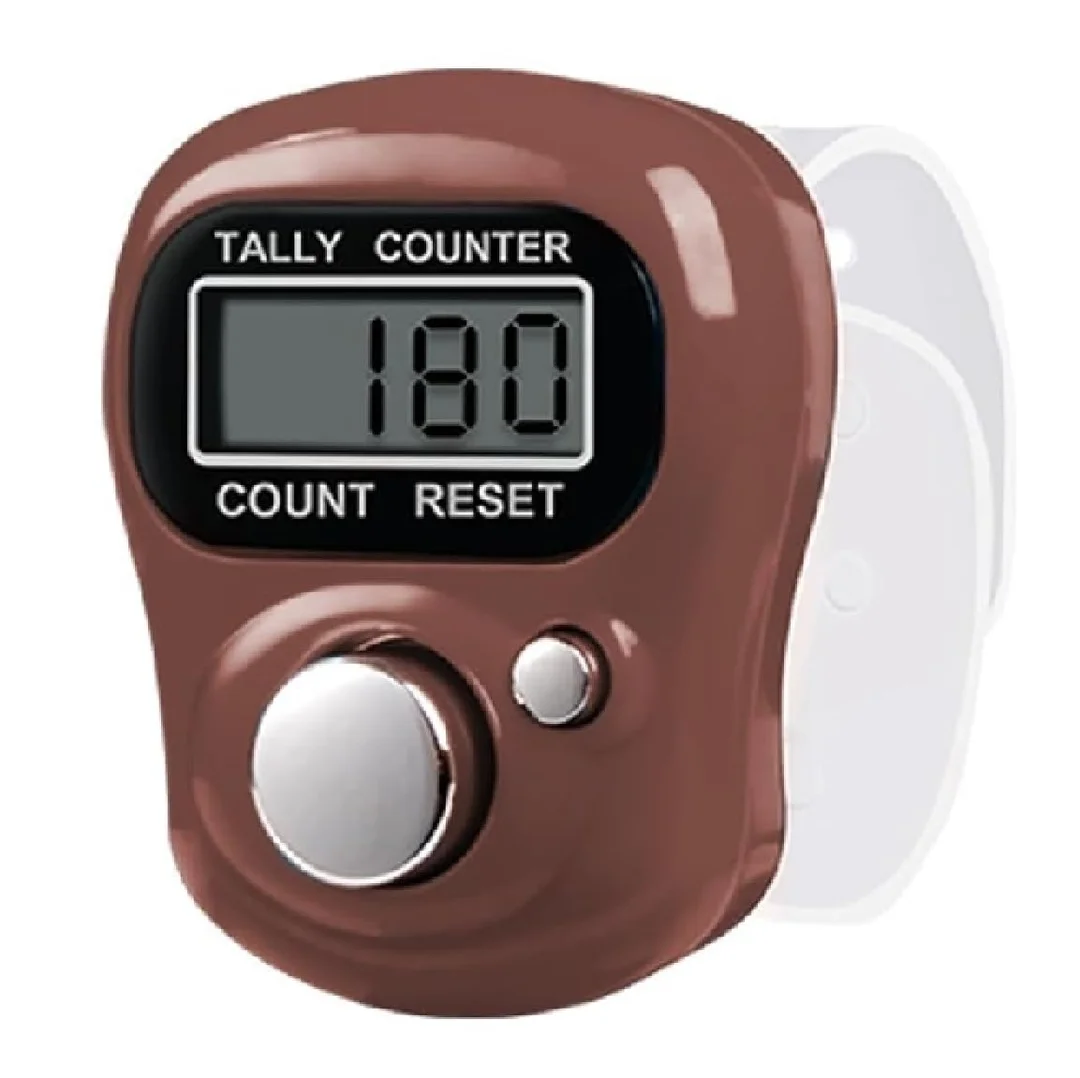 Digital Finger Tally Counter with LCD Display 5 Digit Handheld Mechanical Clicker for Crowd Counting Prayers Events Sports Security and Inventory Use image 1