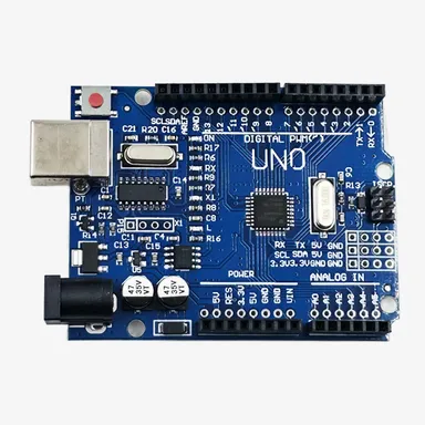 Arduino UNO R3 Original Development Board with ATmega328P DIP Microcontroller 16 MHz, 14 I/O Pins, 6 PWM, 6 Analog Inputs | IDE Compatible Electronics Projects Board for Hobbyists, Students & DIY Makers thumbnail 2