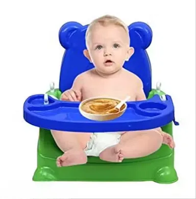 Multipurpose Kids Booster Seat Cum Feeding Swing Chair for Baby Portable Foldable High Chair Adjustable Safety Belts Unisex Baby Booster Feeding Seat India thumbnail 1
