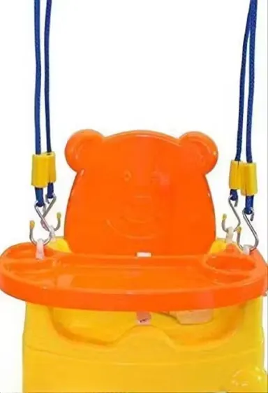 Multipurpose Kids Booster Seat Cum Feeding Swing Chair for Baby Portable Foldable High Chair Adjustable Safety Belts Unisex Baby Booster Feeding Seat India thumbnail 3