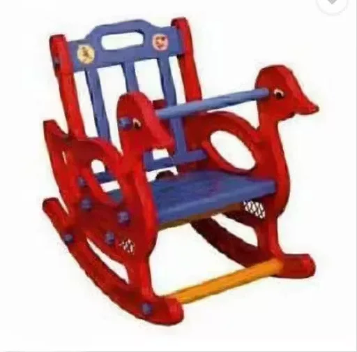 Baby Rocking Plastic Chair for Toddlers 6 Months-3 Years | Kids Sitting Rocker with Backrest Handles for Balance Development | Indoor Outdoor Baby Toy Seat Gift image 4