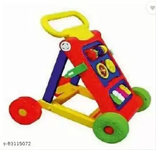 Kids Activity Walker Push Toy with Interactive Tool Panel, Rolling Wheels, Shape Sorter, Pretend Play Tools and Early Learning Development for Toddlers image 4