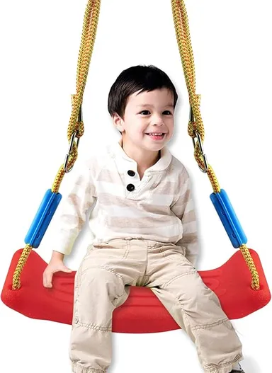 Premium Royal 3‑in‑1 Indoor Outdoor Baby Swing Jhula for Kids 2 Months‑5 Years Multicolour with Safety Belt Adjustable Hanging Seat thumbnail 0