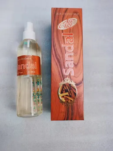 Sandalwood Air Freshener 60ml Spray for Home, Office & Car with Long-Lasting Natural Aroma  thumbnail 0