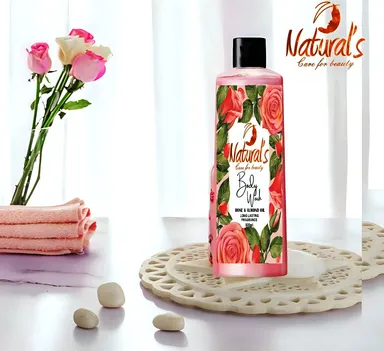 Natural's care For Beauty Rose & Almond oil Body Wash 500ml/For All Skin Type thumbnail 1
