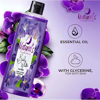 Natural's care For Beauty Magical Body Wash Black Orchid Fragrance & Lavender/For All Skin Type (500ml) thumbnail 1