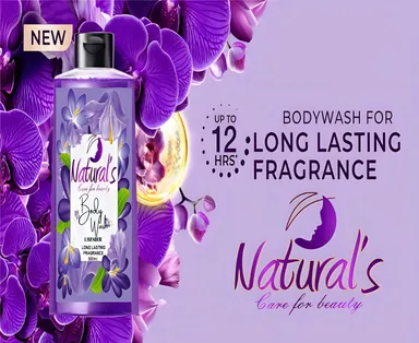 Natural's care For Beauty Magical Body Wash Black Orchid Fragrance & Lavender/For All Skin Type (500ml) thumbnail 3