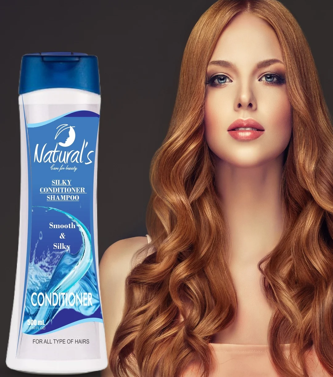 Natural’s Care Silky Conditioner Shampoo 500ml Pack of 2 for All Hair Types | Silky Smooth Hair Repair Shampoo for Dry Damaged Frizzy Hair image 4