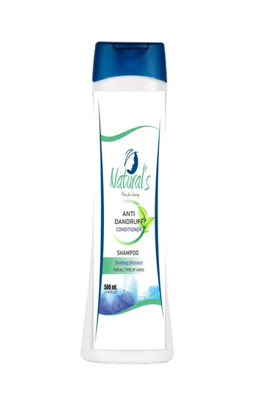 Natural's Care For Beauty Anti-Dandruff Shampoo | Hair Damege Control | Smoothy Hair Dandruff Defence Shampoo + Damage Repair Conditioner 500ml Pack Of 2 thumbnail 1