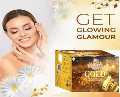 Natural’s Care For Beauty Gold Bleach Cream 60gm Pack of 2 All Skin Type Lightens Facial Hair Brightening Glow Fairness Gel Cream Bleach Kit for Women |Men India thumbnail 3