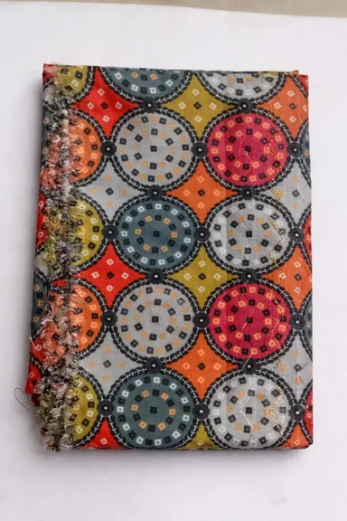 Multicolour Printed Unstitched Blouse Piece 1 Meter | Premium Fabric for Saree Blouse Stitching | Soft Designer Blouse Material for Women thumbnail 2
