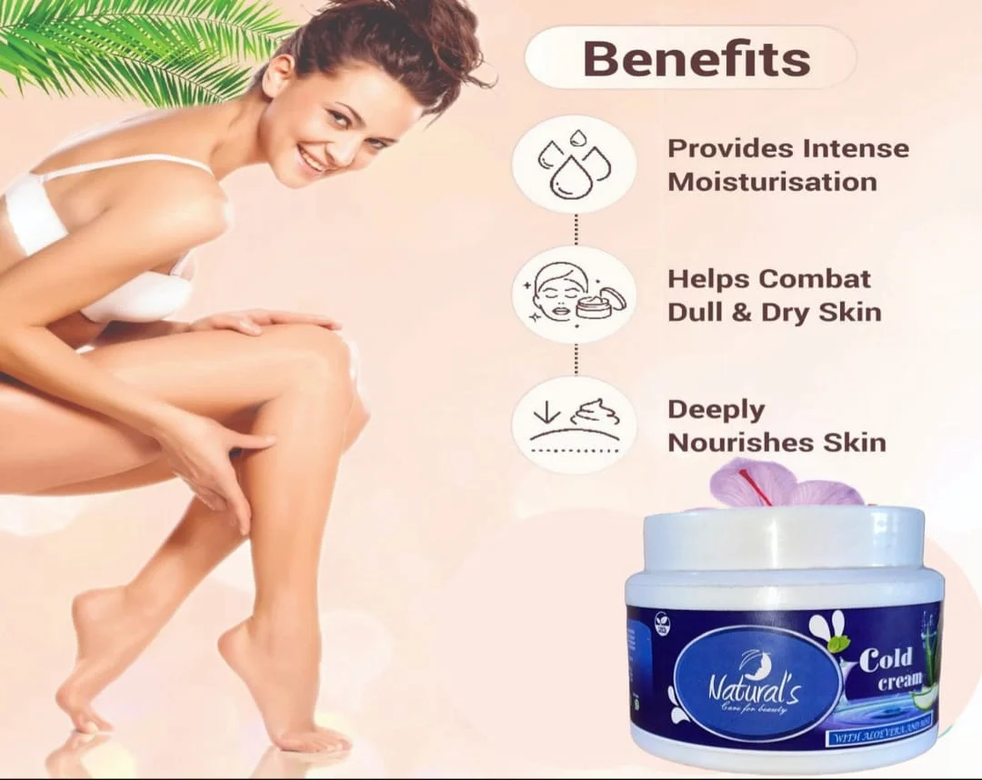 Natural's Care For Beauty Cold Cream With Aloevera And Rose 100g image 4
