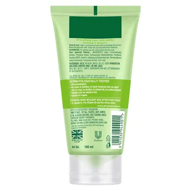 Simple Kind to Skin Refreshing Facial Wash 100 ml – 100% Soap-Free Gel Cleanser with Pro-Vitamin B5 & Vitamin E for All Skin Types (Gentle, Hydrating, Dermatologist Tested) thumbnail 1