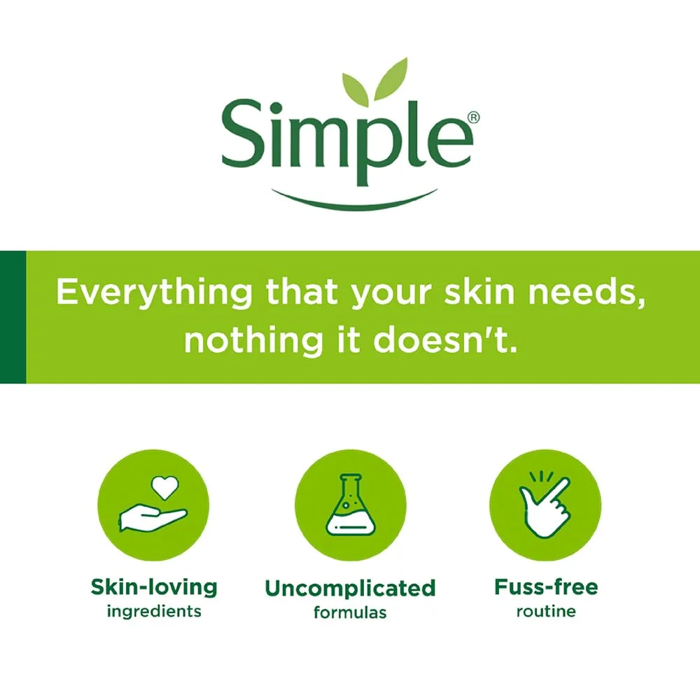 Simple Kind to Skin Refreshing Facial Wash 100 ml – 100% Soap-Free Gel Cleanser with Pro-Vitamin B5 & Vitamin E for All Skin Types (Gentle, Hydrating, Dermatologist Tested) image 7