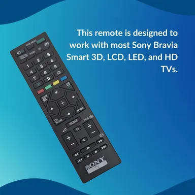 Universal Replacement Sony TV Remote Compatible with Sony Bravia Smart TV LCD LED OLED UHD Android 4K TV Remote Control with Hotkeys Netflix YouTube Voice/Non‑Voice Controller thumbnail 1