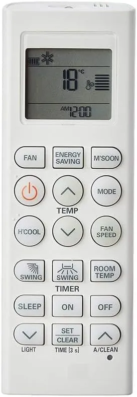 LG AC Remote Control Original Replacement AKB73975615 No Backlight Compatible with 1 1.5 2 Ton Split & Window AC Premium Infrared Remote thumbnail 0