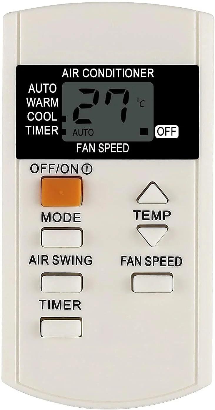 Panasonic AC Remote Original A75C3740 Model 44A Universal Replacement Remote Suitable for 1 Ton 1.5 Ton 2 Ton Split & Window Air Conditioner Infrared Control Long Range Battery Powered image 1