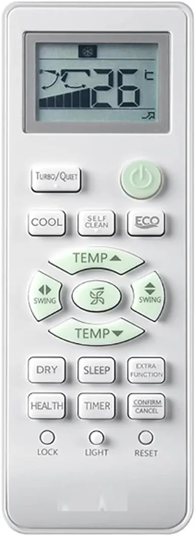 Haier AC Remote Compatible with Haier Twin Inverter and Dual Inverter Split AC 1.5 Ton Replacement Remote Control Works Only with Same Old Remote Model thumbnail 1