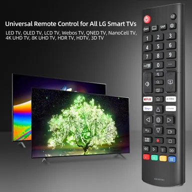 LG Universal TV Remote Control Compatible with All LG LED OLED LCD WebOS Smart 4K 8K HDR TVs with Prime Video Netflix Disney+ Hot Keys thumbnail 1