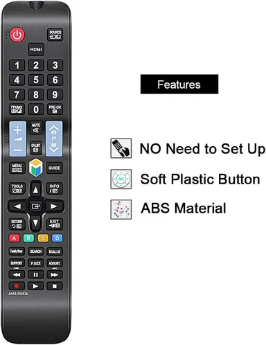 Compatible Replacement Remote Control for Samsung Smart TV TV AA59‑00582A AA59‑00638A AA59‑00790A AA59‑00580A AA59‑00581A AA59‑00594A Infrared Remote for LCD LED HDTV TVs Universal TV Remote India thumbnail 1