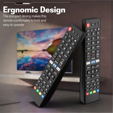 Universal LG Smart TV Remote AKB75095303 Compatible with LED OLED LCD UHD Plasma Android TV, Hot Keys, Ergonomic Infrared Replacement Remote thumbnail 2