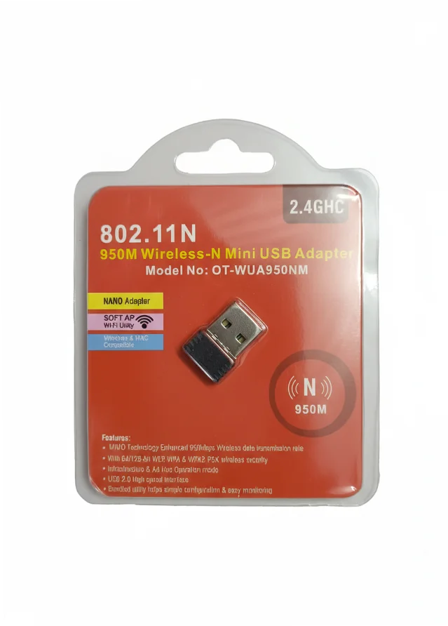 Rajeswari Enterprise Terabyte 950Mbps Mini WiFi USB Adapter USB Adapter (Black) image 2