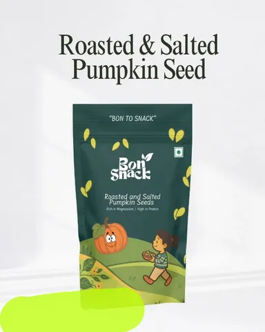 Premium Roasted and Salted Pumpkin Seeds 100g – Crunchy High Protein Healthy Snack, Natural Pepitas, Fibre Rich, Nutritious Heart Healthy Diet thumbnail 0