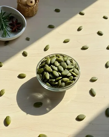 Raw Pumpkin Seeds Natural Green Superfood Snack High Protein Zinc Magnesium Heart Immunity Vegan Gluten Free Healthy Weight Management Antioxidant-Rich thumbnail 0
