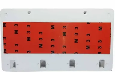 Unique Goods Haven Wall Mounted Mobile Holder with Remote Storage Rack & Key Hooks, No Drill ABS Plastic Phone Stand for Home thumbnail 3