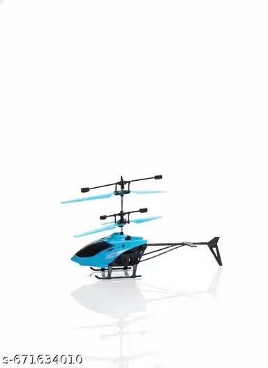 “Remote Control Helicopter Drone for Kids and Adults – Mini RC Flying Toy with USB Rechargeable Battery, Indoor Outdoor Fun, Blue Lightweight Plastic” thumbnail 2