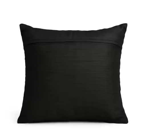 Modern Minimalist Black and Grey Geometric Concentric Circle Decorative Throw Pillow Cushion  image 2
