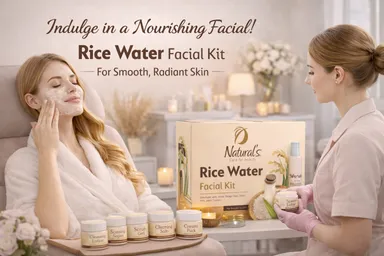 Natural’s Care For Beauty Rice Water Facial Kit 60 g – All Skin Types Skin Brightening Hydrating Spa Kit for Glowing Complexion At Home thumbnail 4