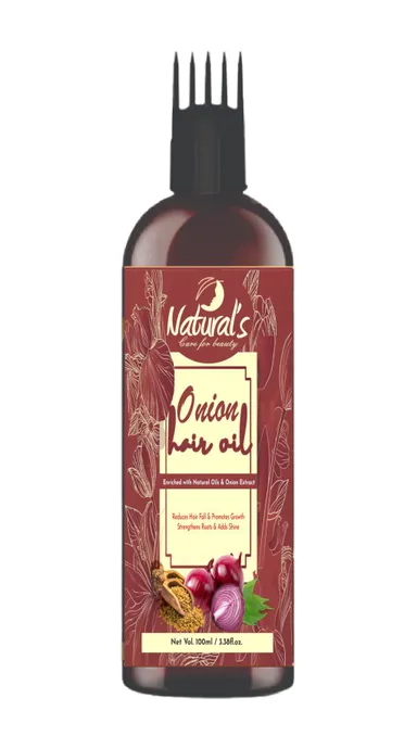 Natural’s Care For Beauty Onion Hair Oil 100ml for Hair Growth, Hair Follicle Nourishment, Breakage Control, Frizz Reduction and Strong Roots thumbnail 0