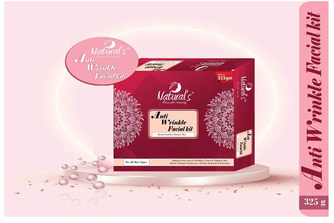 Natural's Care For Beauty Anti-Wrinkle Facial kit | all skin Types | facial kit with mix fruit ingredients -325 gm image 1