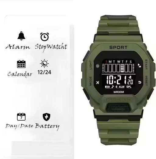Premium Digital Unisex Kids Watch for Boys and Girls | Stylish LED Time Date Display Sporty Silicone Strap Casual Everyday Wristwatch image 4