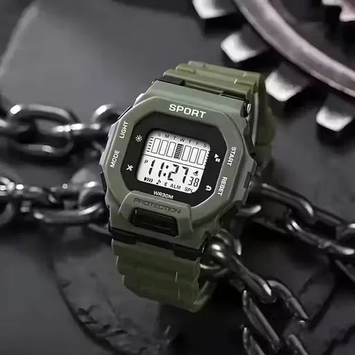 Premium Digital Unisex Kids Watch for Boys and Girls | Stylish LED Time Date Display Sporty Silicone Strap Casual Everyday Wristwatch image 1
