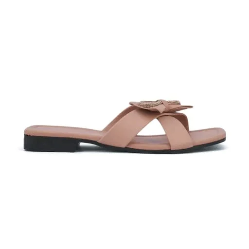 Handmade Pink Ethnic Women Flat Sandals Slip-On Chappal Comfortable Daily Wear Casual Party Traditional Stylish Flats Comfortable Footwear for Indian Women image 3