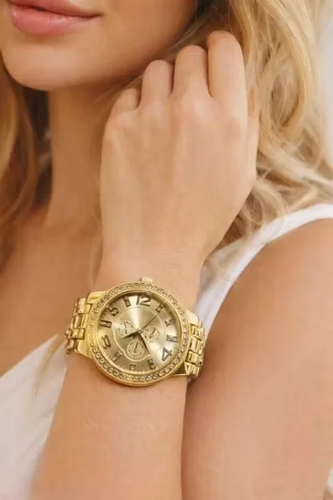 Women’s Analog Wrist Watch Elegant Round Dial Quartz Movement Stylish Fashion Timepiece for Girls Daily Office Party Wear image 1