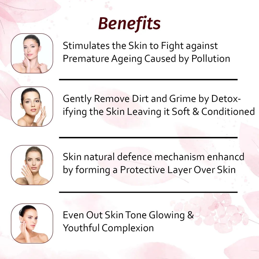 Natural's Care For Beauty Flower Facial Kit for Women, facial kit for soft and glowing skin, All Skin Types, flower facial kit for natural fresh skin - 320g image 4
