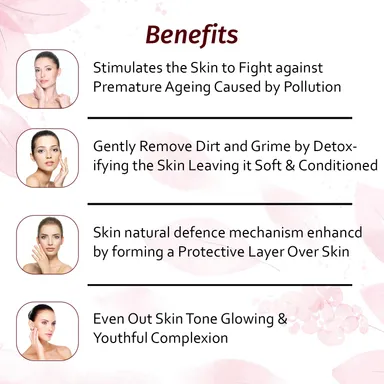 Natural's Care For Beauty Flower Facial Kit for Women, facial kit for soft and glowing skin, All Skin Types, flower facial kit for natural fresh skin - 320g thumbnail 3