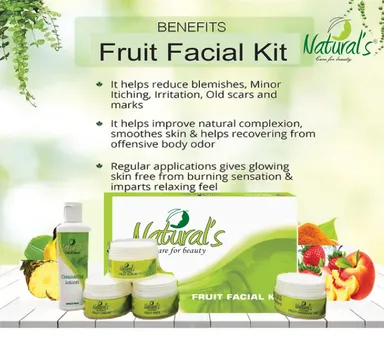 Natural's Care For Beauty Fruit Facial Kit for Women, Fairness & Brightening, All Skin Types 320g thumbnail 1