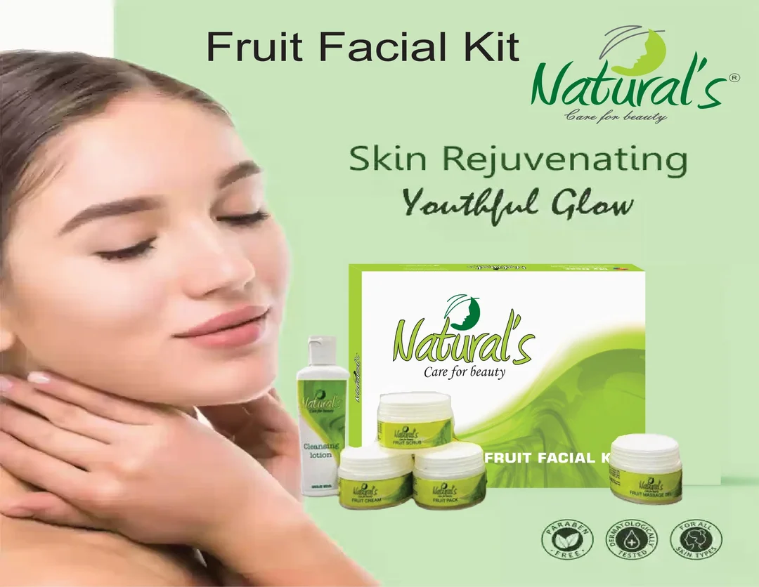 Natural's Care For Beauty Fruit Facial Kit for Women, Fairness & Brightening, All Skin Types 320g image 3