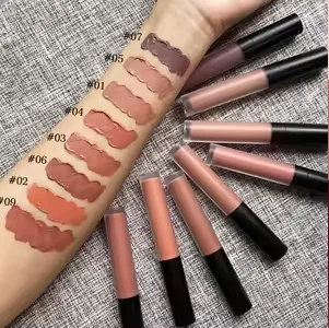 Matte Nude Lipstick Set for Women | Waterproof, Smudge-Free, Long-Lasting Liquid Lip Colour Collection image 1