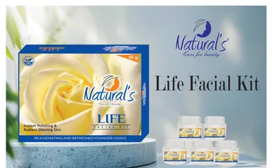 Natural's Care For Beauty Facial Kit for Women for Glowing Skin, For All Skin Types, Easy Steps 50 gm thumbnail 1