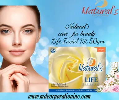 Natural's Care For Beauty Facial Kit for Women for Glowing Skin, For All Skin Types, Easy Steps 50 gm thumbnail 2
