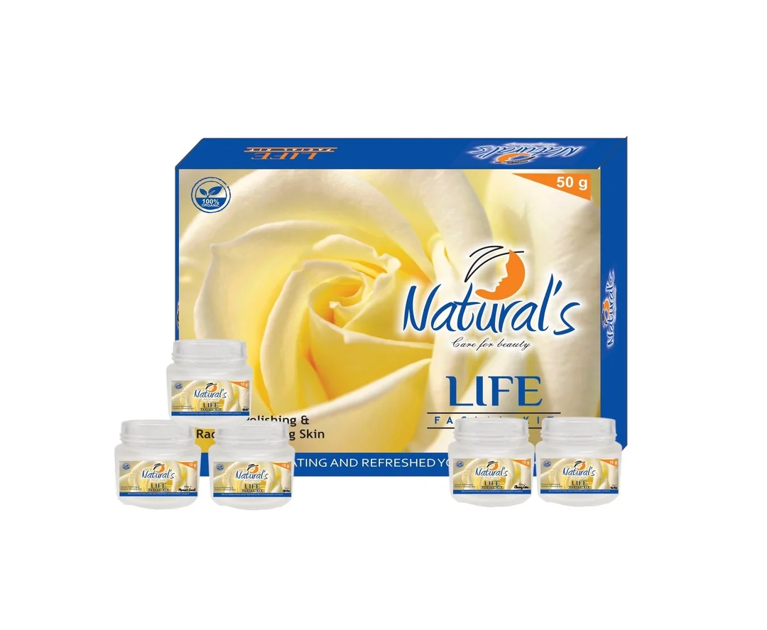 Natural's Care For Beauty Facial Kit for Women for Glowing Skin, For All Skin Types, Easy Steps 50 gm image 1