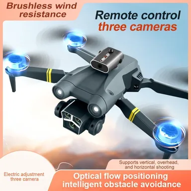 Foldable Camera M3 Drone with HD Dual Camera| Remote Control & Carry Case | Compact, Lightweight, and Portable Drone for Aerial Photography & Video Recording thumbnail 2