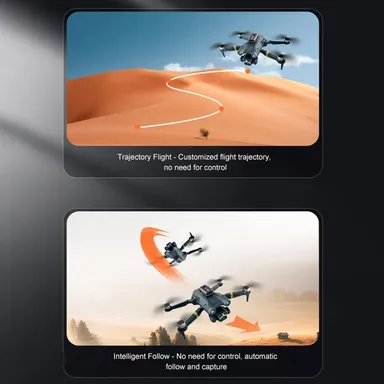 Foldable Camera M3 Drone with HD Dual Camera| Remote Control & Carry Case | Compact, Lightweight, and Portable Drone for Aerial Photography & Video Recording thumbnail 7