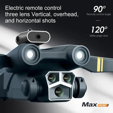 Foldable Camera M3 Drone with HD Dual Camera| Remote Control & Carry Case | Compact, Lightweight, and Portable Drone for Aerial Photography & Video Recording thumbnail 8
