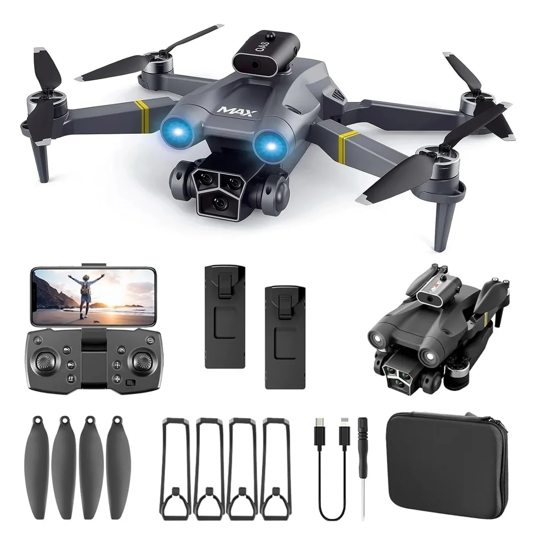 Foldable Camera M3 Drone with HD Dual Camera| Remote Control & Carry Case | Compact, Lightweight, and Portable Drone for Aerial Photography & Video Recording image 1